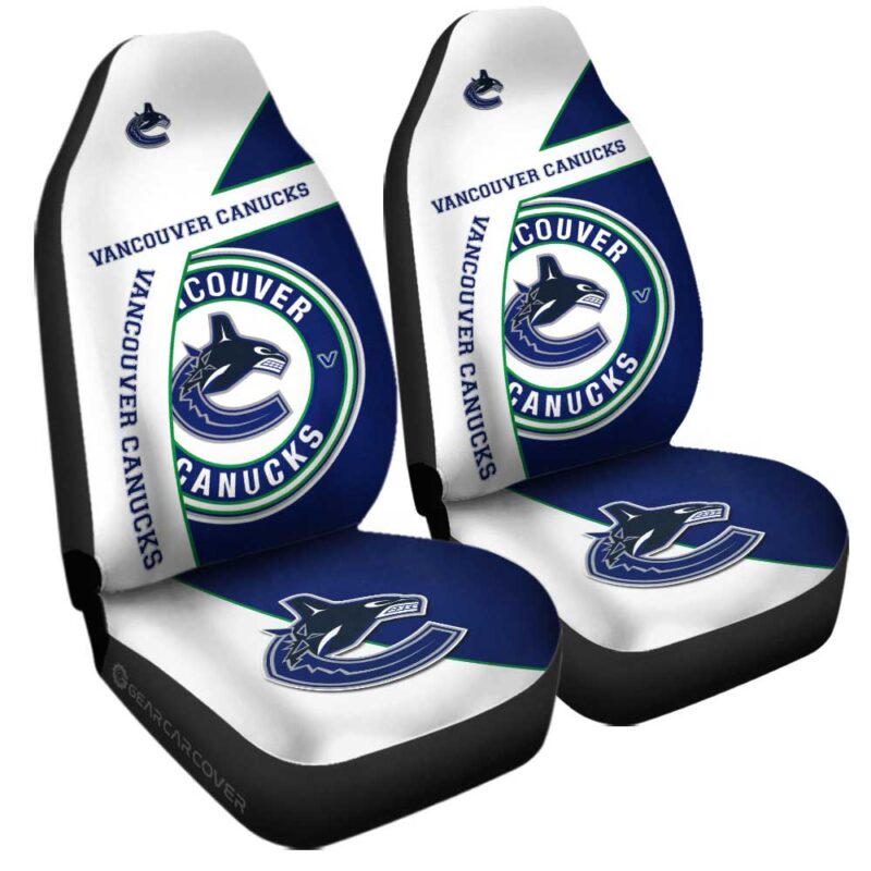 Vancouver Canucks Car Seat Covers Custom Car Accessories For Fans
