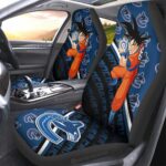 Vancouver Canucks Car Seat Covers Goku Car Decorations For Fans