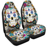 Vancouver Whitecaps FC Car Seat Covers Custom Sugar Skull Car Accessories