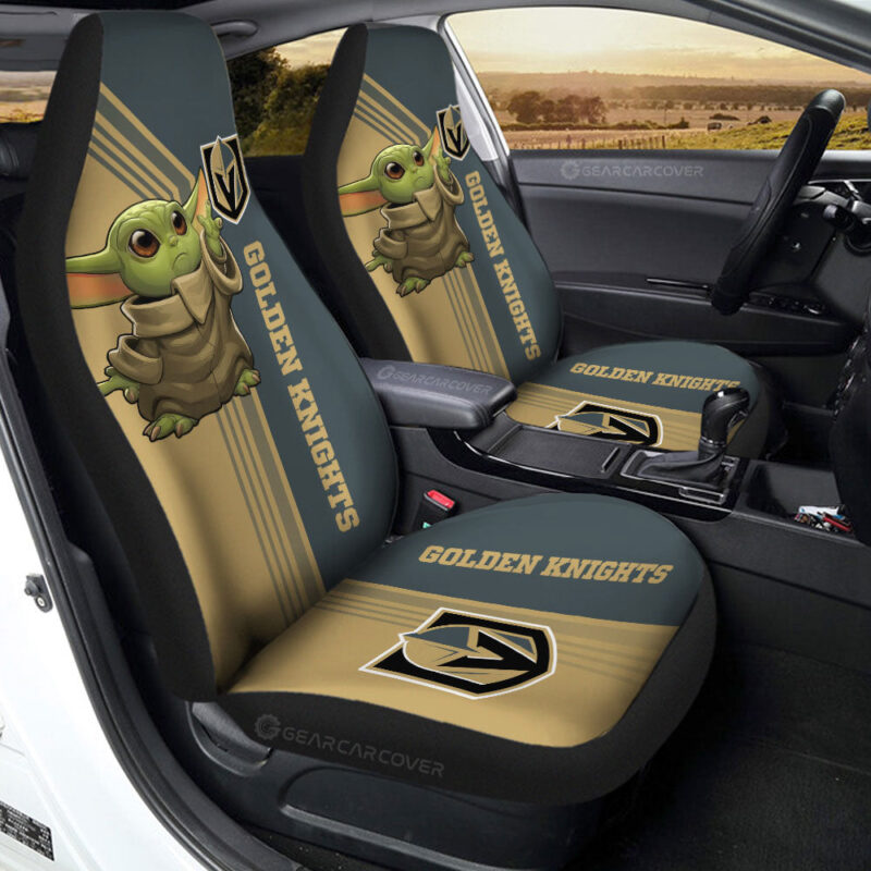 Vegas Golden Knights Car Seat Covers Baby Yoda Car Accessories
