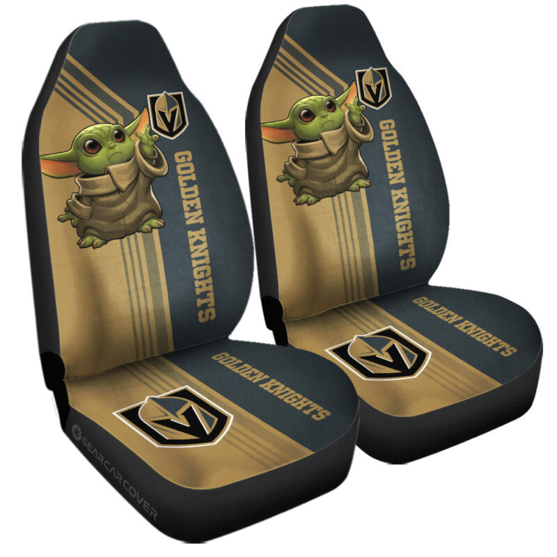 Vegas Golden Knights Car Seat Covers Baby Yoda Car Accessories
