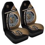 Vegas Golden Knights Car Seat Covers Custom Car Accessories For Fans