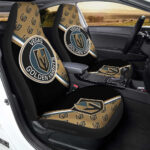 Vegas Golden Knights Car Seat Covers Custom Car Accessories For Fans