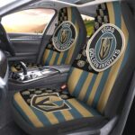 Vegas Golden Knights Car Seat Covers Custom US Flag Style
