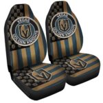 Vegas Golden Knights Car Seat Covers Custom US Flag Style