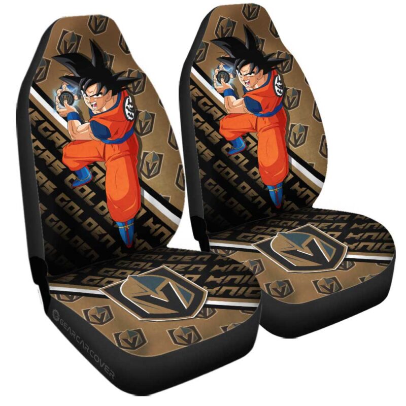 Vegas Golden Knights Car Seat Covers Goku Car Decorations For Fans