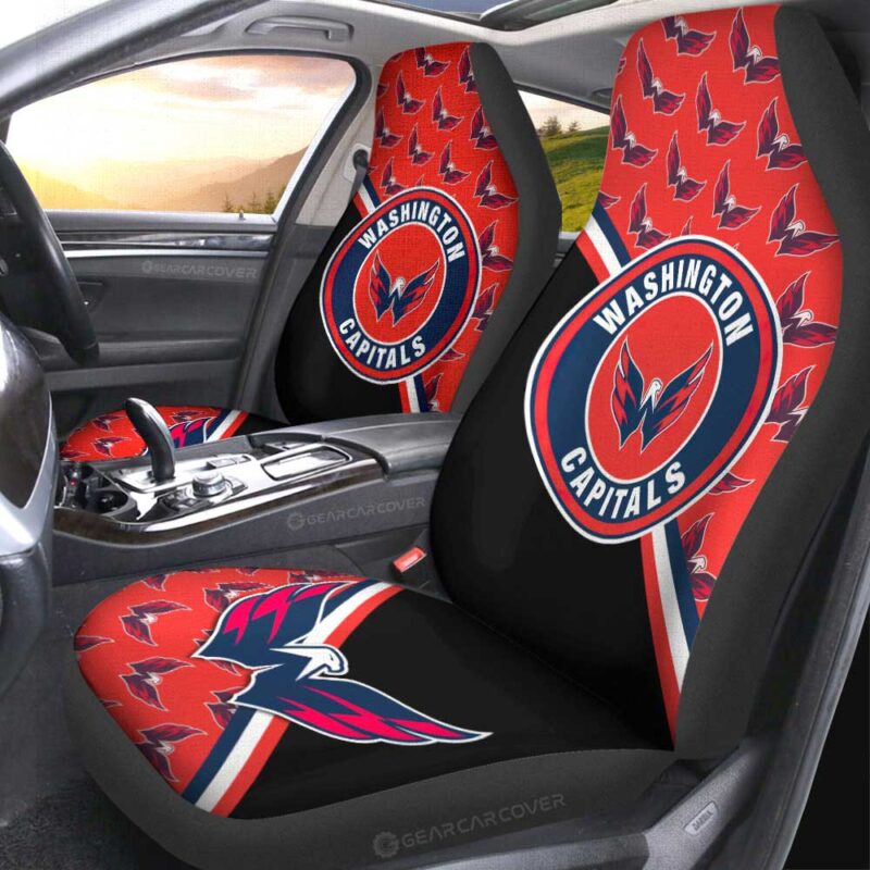 Washington Capitals Car Seat Covers Custom Car Accessories For Fans