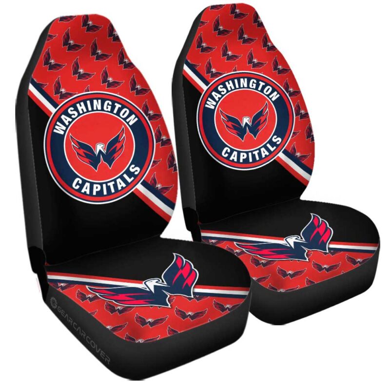 Washington Capitals Car Seat Covers Custom Car Accessories For Fans
