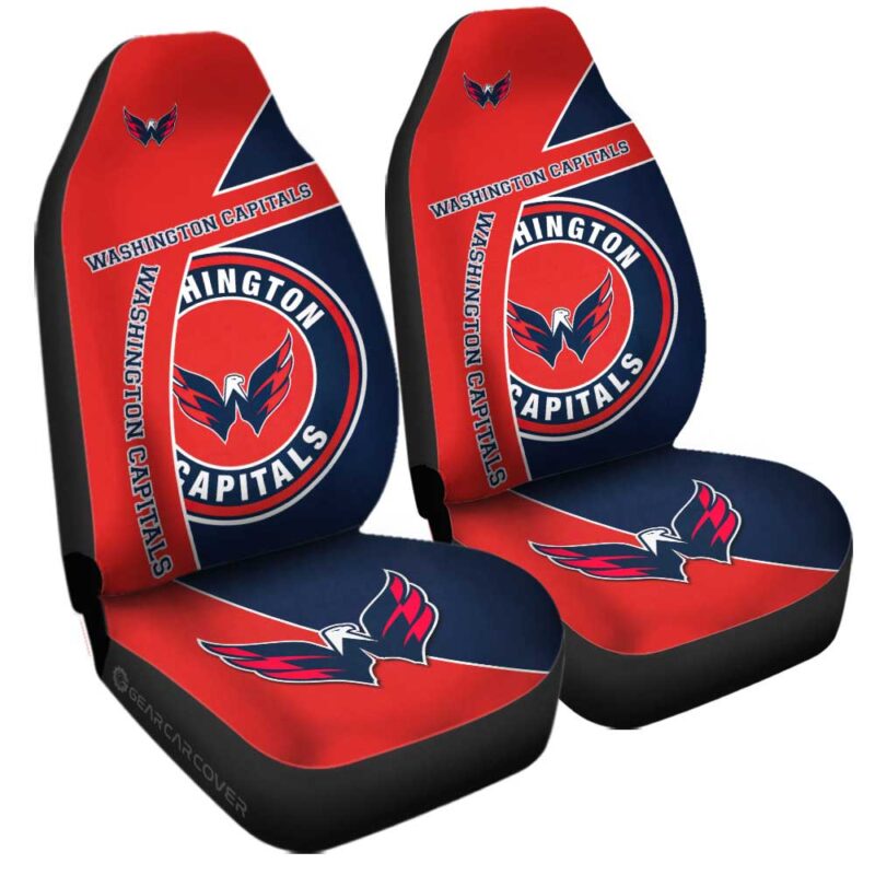 Washington Capitals Car Seat Covers Custom Car Accessories For Fans