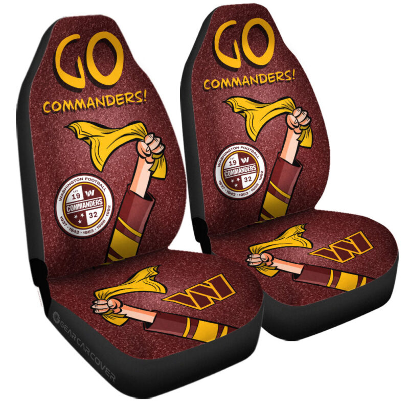 Washington Commanders Car Seat Covers Custom Car Accessories