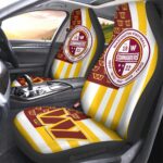Washington Commanders Car Seat Covers Custom US Flag Style
