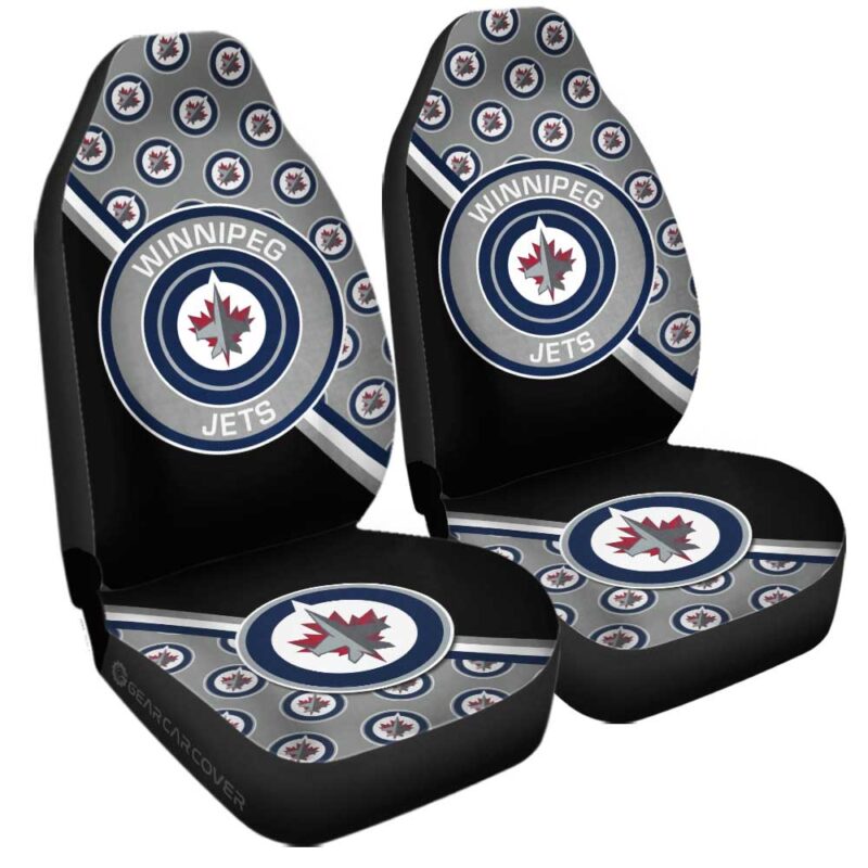 Winnipeg Jets Car Seat Covers Custom Car Accessories For Fans