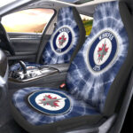 Winnipeg Jets Car Seat Covers Custom Tie Dye Car Accessories
