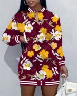 Washington Commanders Women Button Down Jacket Dress AZBTBDJD000286