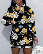 Pittsburgh Steelers Women Button Down Jacket Dress AZBTBDJD000267
