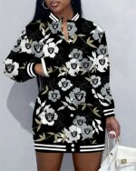 Las Vegas Raiders Women Button Down Jacket Dress AZBTBDJD000325