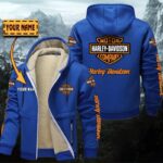 Harley-Davidson Hoodie Zip Velvet Coat WINHZVC10043