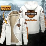 Harley-Davidson Hoodie Zip Velvet Coat WINHZVC10043