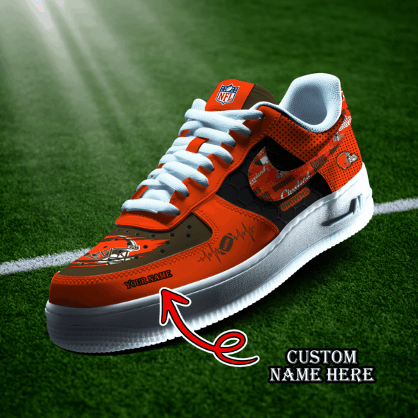 Cleveland Browns | Air Force 1 HeartBeat Ball Trending-1000000535350032