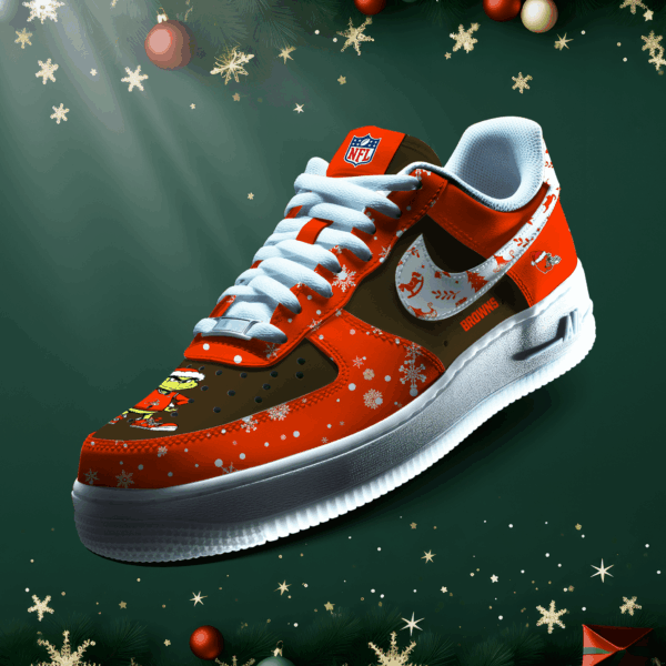 Cleveland Browns | New Air Force 1 Collection - Christmas-1000000539657826