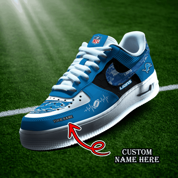 Detroit Lions | Air Force 1 HeartBeat Ball Trending-1000000535350088
