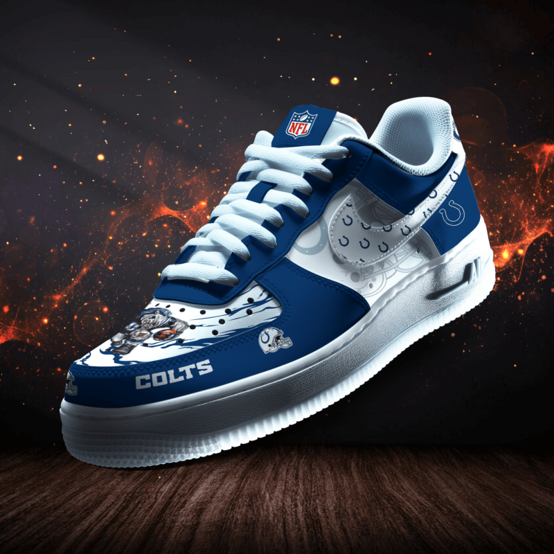 Indianapolis Colts | New Collection Trending Air Force 1 Mascot-1000000533897529