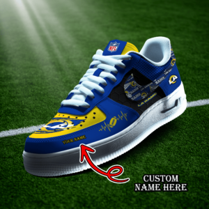 Los Angeles Rams | Air Force 1 HeartBeat Ball Trending-1000000535350675