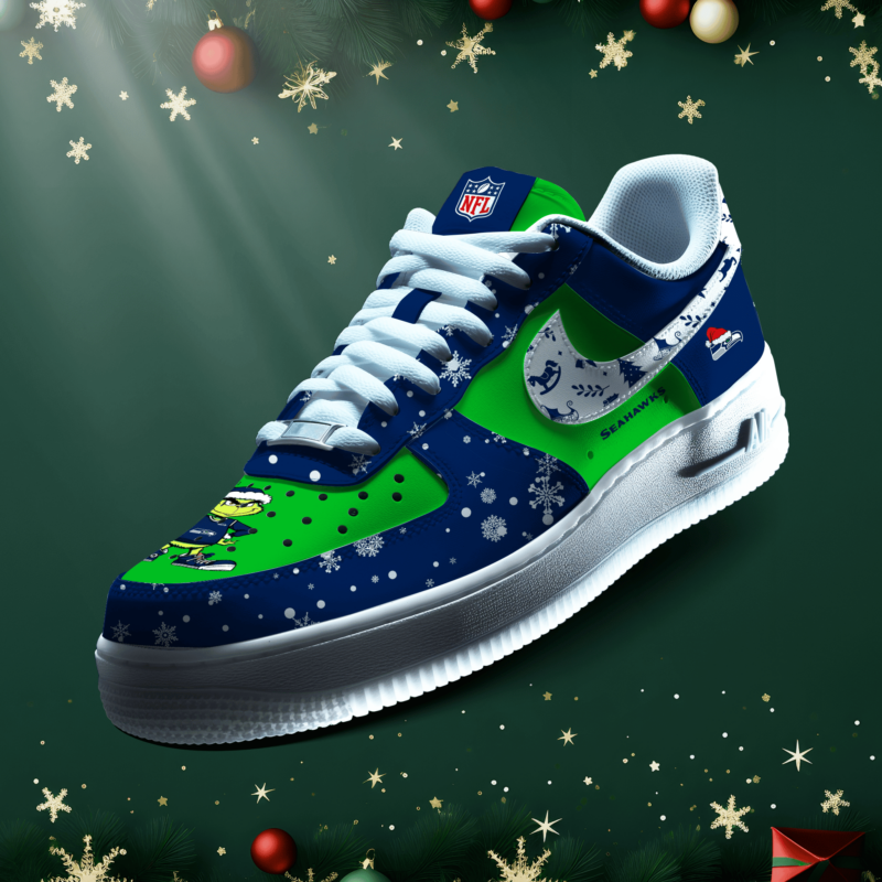 Seattle Seahawks | New Air Force 1 Collection - Christmas-1000000539657872