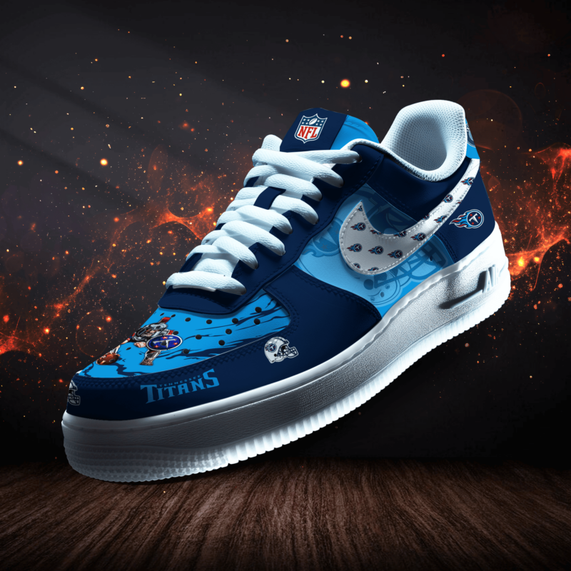 Tennessee Titans | New Collection Trending Air Force 1 Mascot-1000000533897549