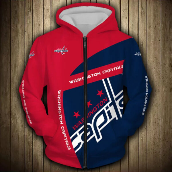 Washington Capitals 2023 New 3D Graphic Hoodie