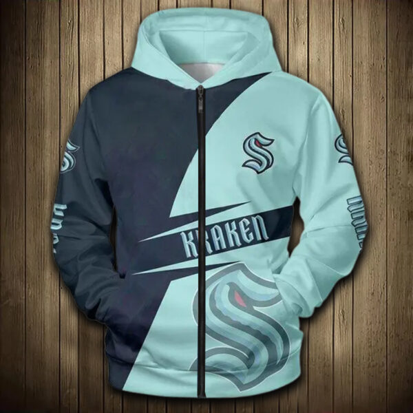 Seattle Kraken - 3D Graphic Hoodie