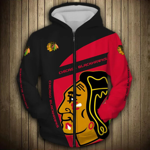 Chicago Blackhawks 2023 New 3D Graphic Hoodie