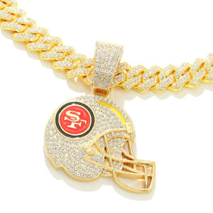San Francisco 49ers football helmet design