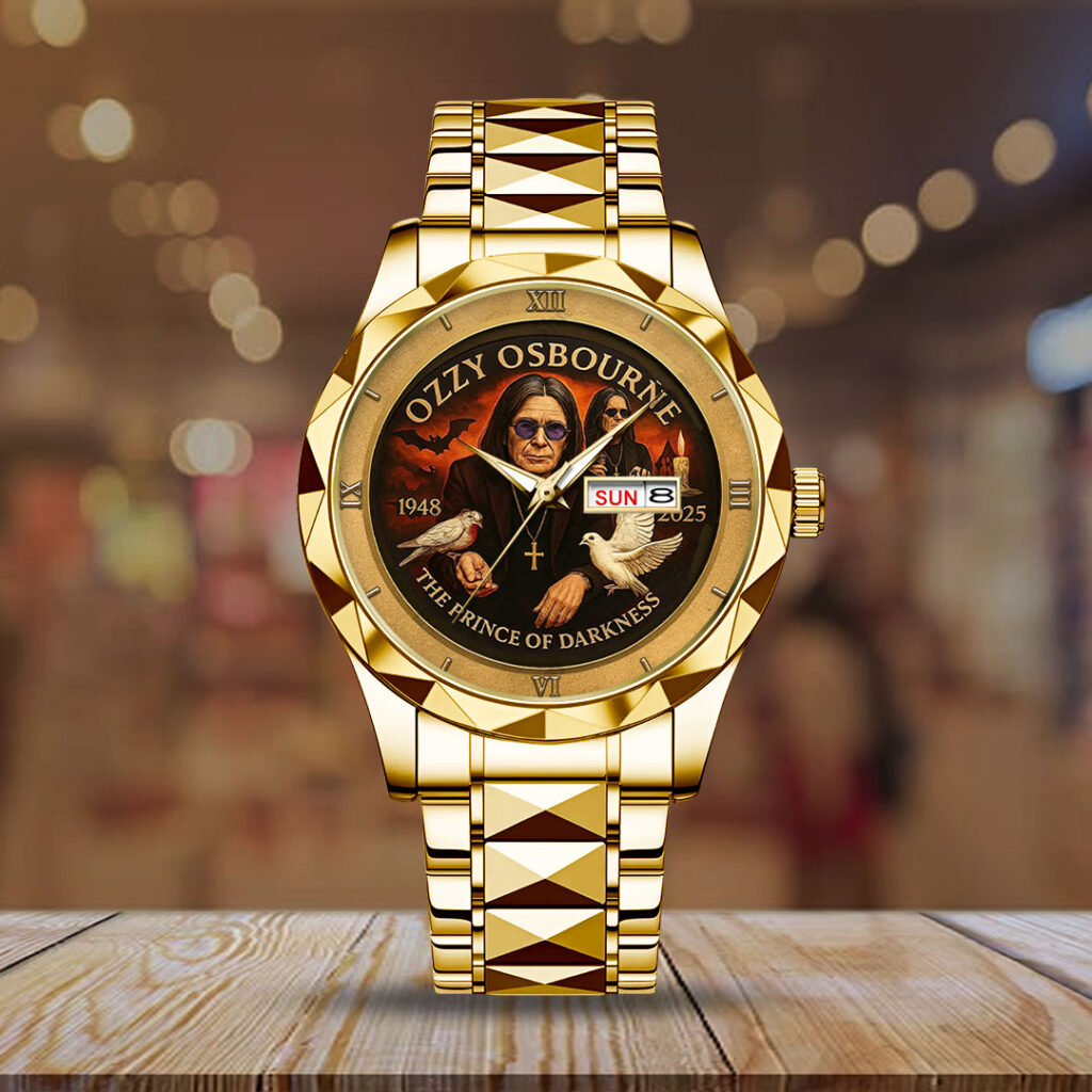 Black Sabbath x Ozzy Osbourne Alloy Luxury Quartz Watch – HOATT 11977 - Image 2