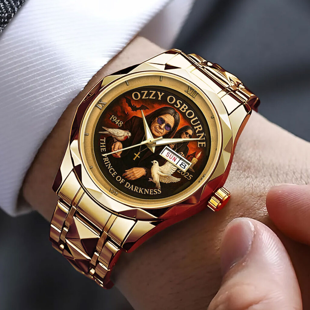Black Sabbath x Ozzy Osbourne Alloy Luxury Quartz Watch – HOATT 11977 - Image 3