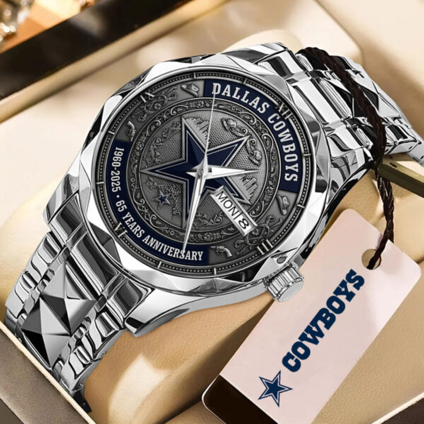Dallas Cowboys 60 years Anniversary 2025 Alloy Luxury Quartz Watch