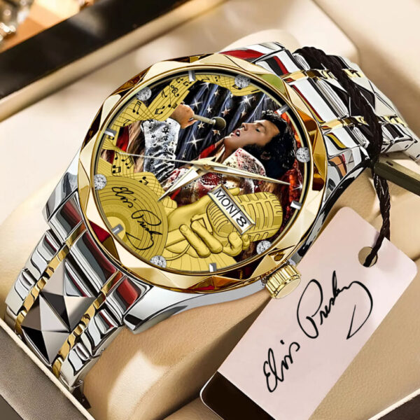 Elvis Presley - Stainless Steel Watch (Design #166)