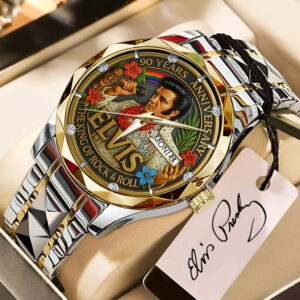 Elvis Presley 90 Years Alloy Luxury Quartz Watch – TMTHU780