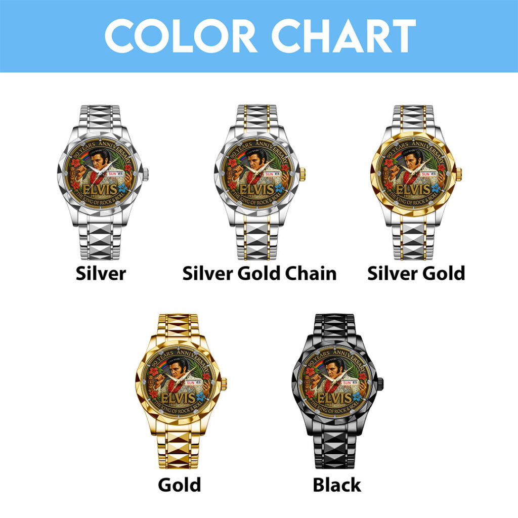 Elvis Presley - Stainless Steel Watch (Design #167) - Image 4