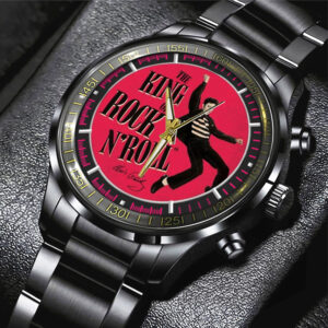 Elvis Presley Black Stainless Steel Watch – GNE 1170