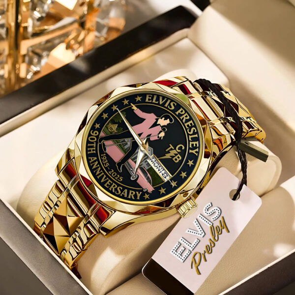 Elvis Presley - Stainless Steel Watch (Design #114)