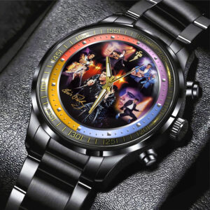 Elvis Presley Black Stainless Steel Watch – GNE 1902