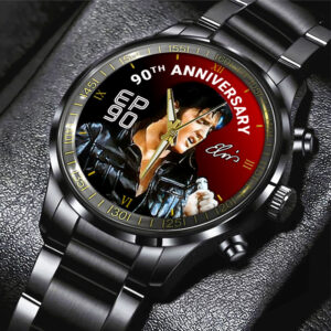 Elvis Presley Black Stainless Steel Watch – HOATT 11425