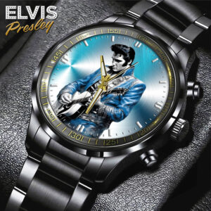 Elvis Presley Black Stainless Steel Watch – HOATT 5725