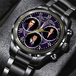 Elvis Presley Black Stainless Steel Watch – HOATT 7671