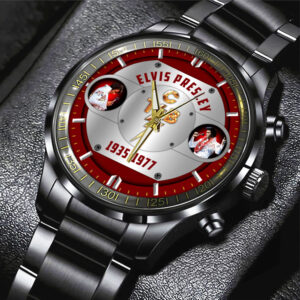 Elvis Presley Black Stainless Steel Watch – HOATT 8187