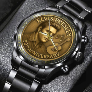Elvis Presley Black Stainless Steel Watch – MAITM 10699