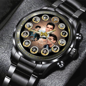 Elvis Presley Black Stainless Steel Watch – MAITM 6386
