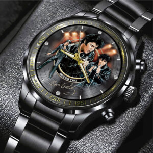Elvis Presley Black Stainless Steel Watch – MAITM 6858