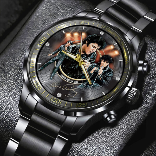 Elvis Presley - Stainless Steel Watch (Design #123)
